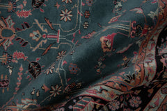 6x9 Vintage Indian Mohajeran Sarouk Design Carpet // ONH Item mc001561 Image 8