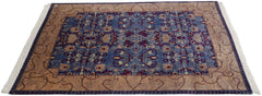 8x10 Vintage Indian Arts And Crafts Design Carpet // ONH Item mc001562 Image 1