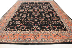 10x13.5 Vintage Indian Mohajeran Sarouk Design Carpet // ONH Item mc001564 Image 1