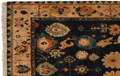 8x10 Vintage Tea Washed Indian Azeri Design Carpet // ONH Item mc001565 Image 3