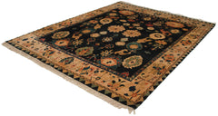 8x10 Vintage Tea Washed Indian Azeri Design Carpet // ONH Item mc001565 Image 7