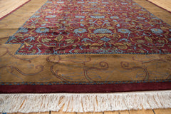 RESERVED 9x12 Vintage Indian Arts And Crafts Design Carpet // ONH Item mc001566 Image 12