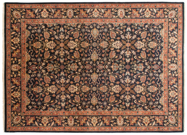 10x14 Vintage Indian Yezd Design Carpet // ONH Item mc001567
