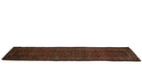 The original unreduced proportions of a mid-19th century Fereghan runner viewed from a low angle.