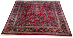 12x12 Vintage Fine Sarouk Square Carpet // ONH Item mc001570 Image 3