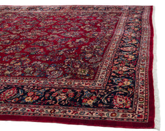 12x12 Vintage Fine Sarouk Square Carpet // ONH Item mc001570 Image 9