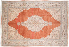 9.5x14.5 Vintage Tabriz Carpet // ONH Item mc001574