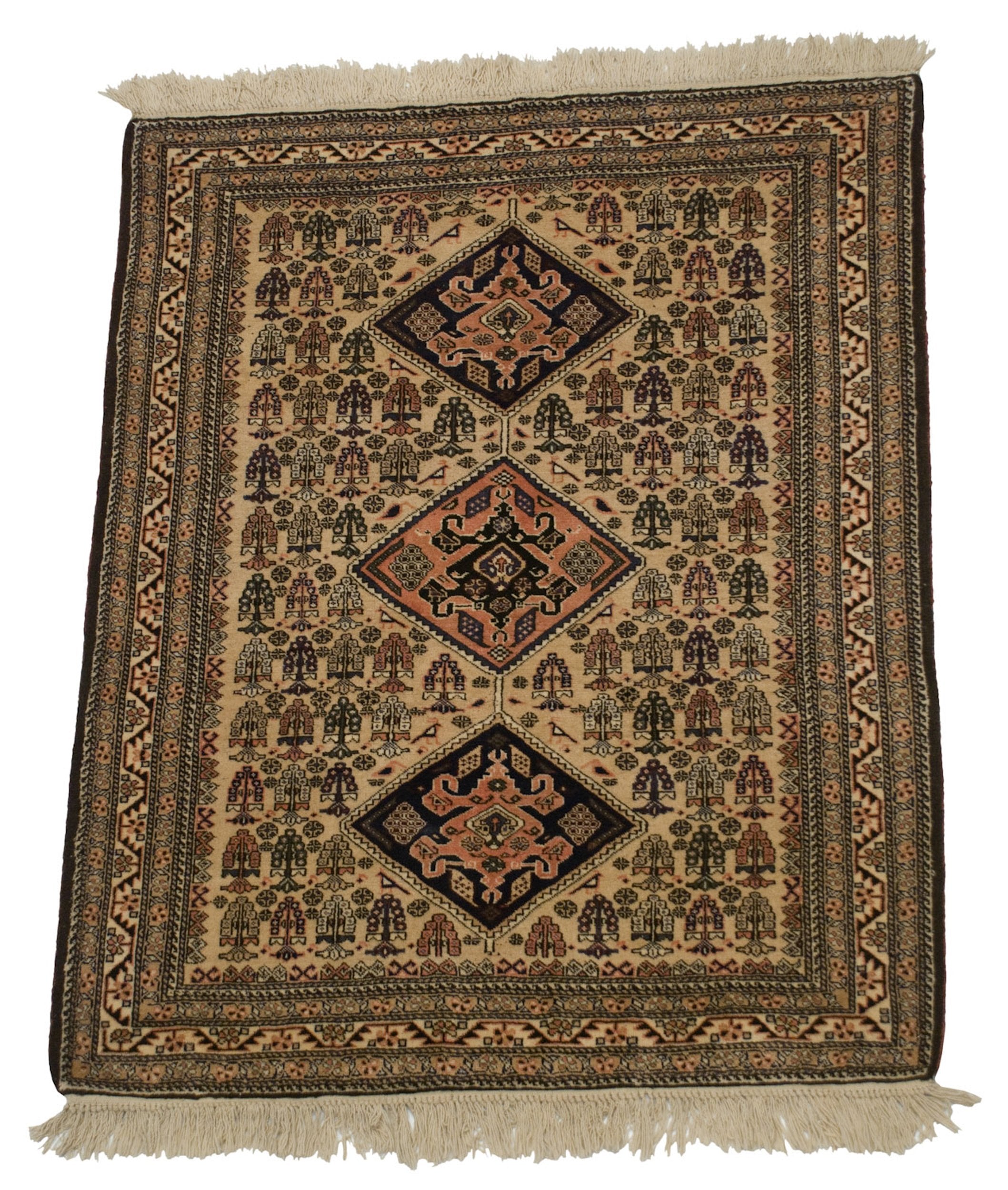 4.5x5.5 Vintage Ardebil Square Rug // ONH Item mc001577 Image 1