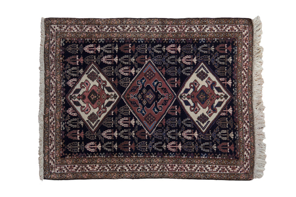 4x5 Vintage Ardebil Rug // ONH Item mc001579