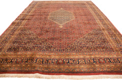 10x14 Vintage Tea Washed Indian Bijar Design Carpet // ONH Item mc001582 Image 2