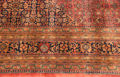 10x14 Vintage Tea Washed Indian Bijar Design Carpet // ONH Item mc001582 Image 4