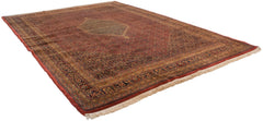 10x14 Vintage Tea Washed Indian Bijar Design Carpet // ONH Item mc001582 Image 7