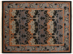 9x12 Vintage Indian William Morris Design Carpet // ONH Item mc001584