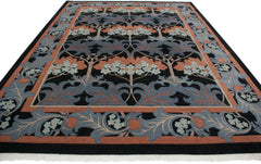 9x12 Vintage Indian William Morris Design Carpet // ONH Item mc001584 Image 1