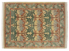 9x12.5 Vintage Indian William Morris Design Carpet // ONH Item mc001587 Image 1