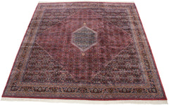 12x12 Vintage Indian Bijar Design Square Carpet // ONH Item mc001588 Image 2