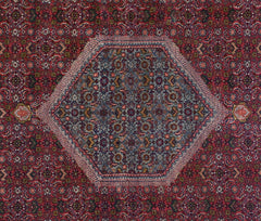12x12 Vintage Indian Bijar Design Square Carpet // ONH Item mc001588 Image 7