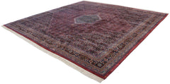 12x12 Vintage Indian Bijar Design Square Carpet // ONH Item mc001588 Image 9