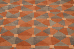 6x8.5 Vintage Indian Art Deco Design Carpet // ONH Item mc001589 Image 5