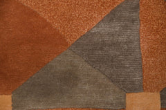 6x8.5 Vintage Indian Art Deco Design Carpet // ONH Item mc001589 Image 6
