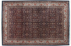 11.5x18 Vintage Indian Bijar Design Carpet // ONH Item mc001592