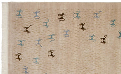 6x9 New Indian Folk Art Design Carpet // ONH Item mc001595 Image 3