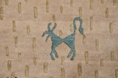 6x9 New Indian Folk Art Design Carpet // ONH Item mc001595 Image 6
