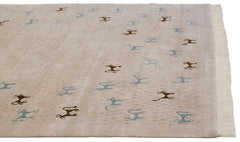 6x9 New Indian Folk Art Design Carpet // ONH Item mc001595 Image 10