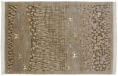 6x9 New Indian Folk Art Design Carpet // ONH Item mc001596 Image 7