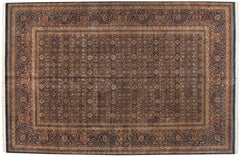 11.5x18 Vintage Indian Doroksh Design Carpet // ONH Item mc001598