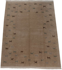 9x12 New Indian Folk Art Design Carpet // ONH Item mc001602 Image 1