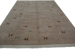 9x12 New Indian Folk Art Design Carpet // ONH Item mc001602 Image 2