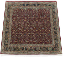 10x10 New Indian Tabriz Design Square Carpet // ONH Item mc001603 Image 1
