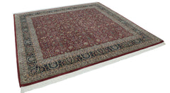 10x10 New Indian Tabriz Design Square Carpet // ONH Item mc001603 Image 3