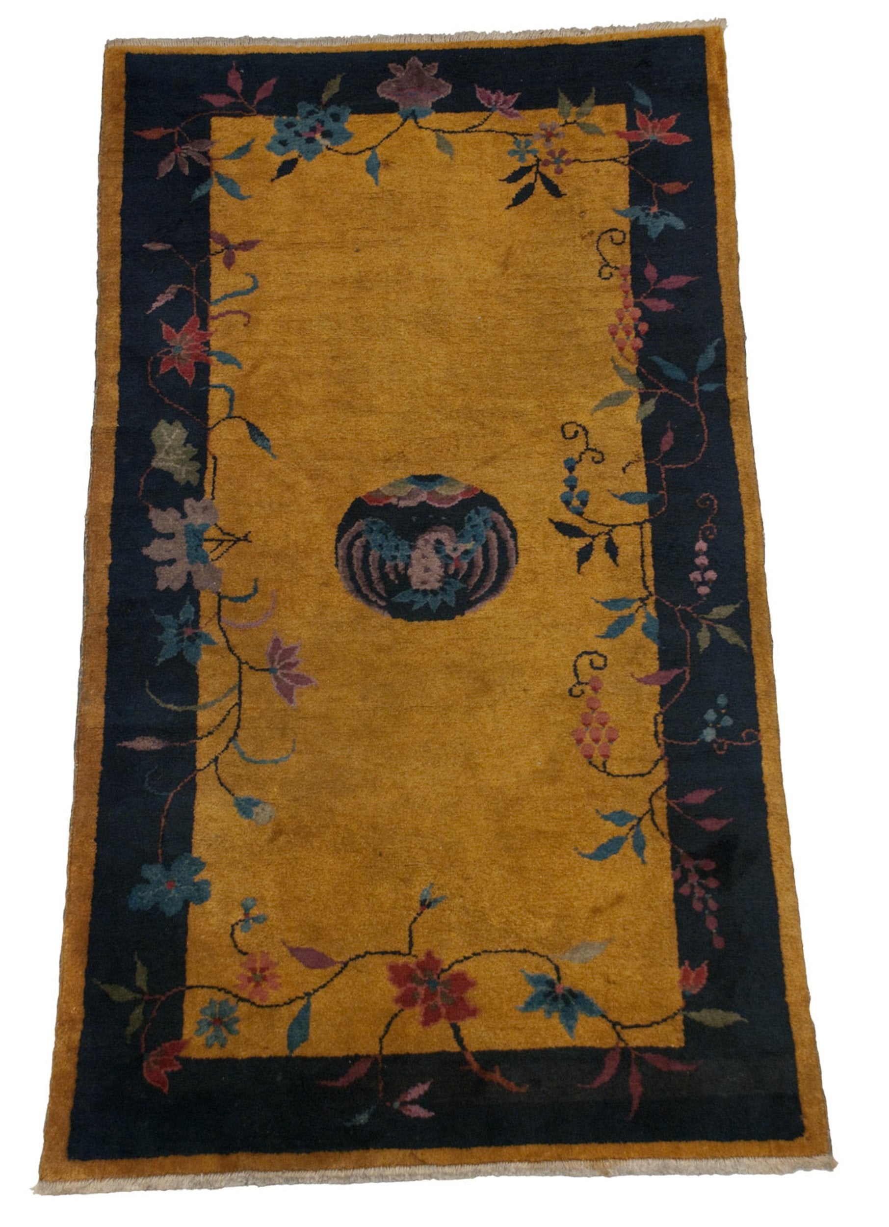 3x6 Vintage Nichols Art Deco Rug Runner // ONH Item mc001605 Image 1