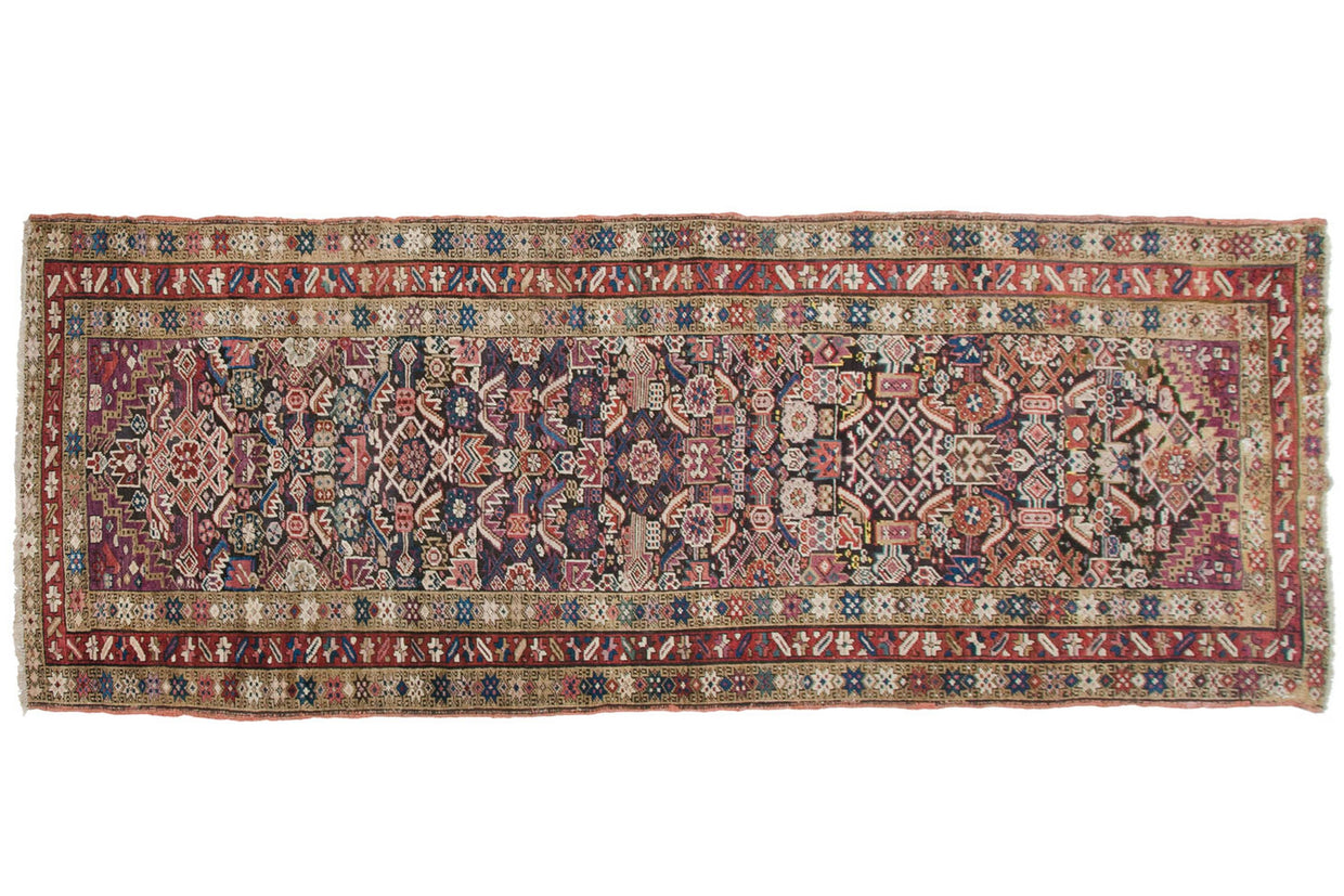 3.5x10 Antique Caucasian Rug Runner // ONH Item mc001607