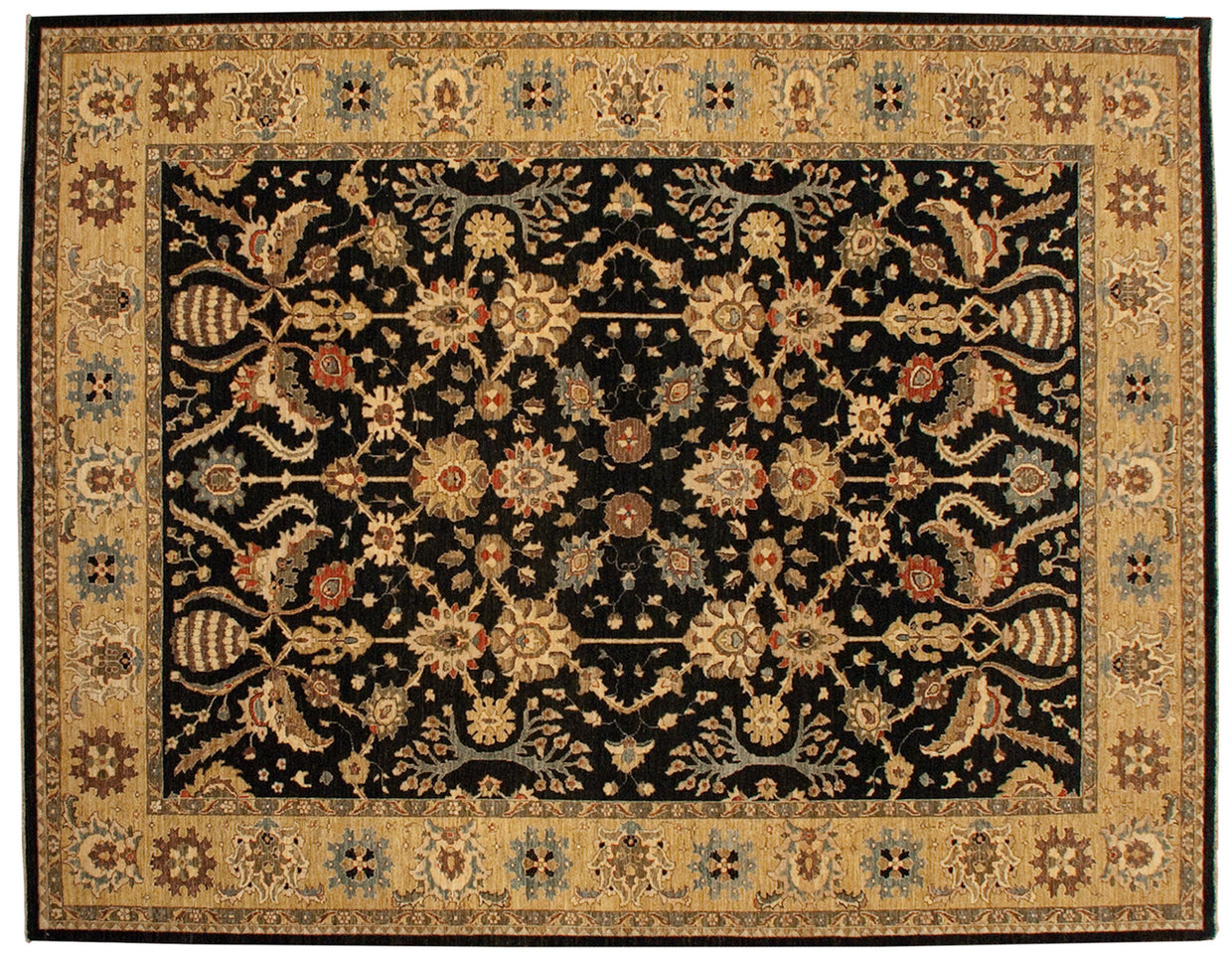 9x11.5 New Pakistani Sultanabad Design Carpet // ONH Item mc001611