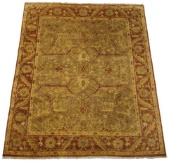8x10 New Gold Wash Indian Oushak Design Carpet // ONH Item mc001612 Image 3