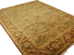 8x10 New Gold Wash Indian Oushak Design Carpet // ONH Item mc001612 Image 4