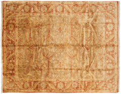 8x10 New Gold Wash Indian Oushak Design Carpet // ONH Item mc001615