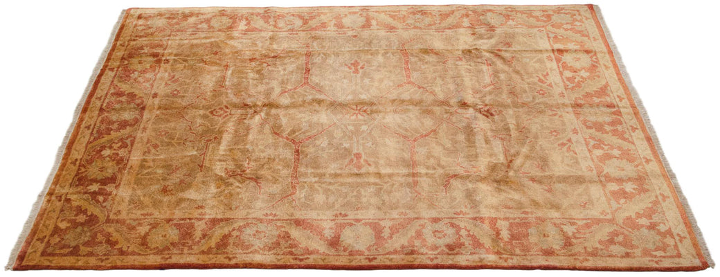 8x10 New Gold Wash Indian Oushak Design Carpet // ONH Item mc001615 Image 1