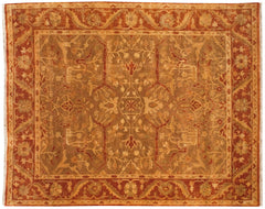8x10 New Gold Wash Indian Oushak Design Carpet // ONH Item mc001618