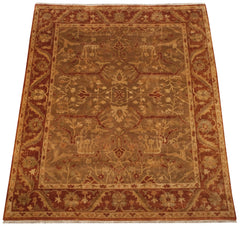 8x10 New Gold Wash Indian Oushak Design Carpet // ONH Item mc001618 Image 1