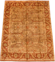 9x11.5 New Gold Wash Indian Oushak Design Carpet // ONH Item mc001620 Image 1