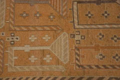 8x10 Vintage Distressed Indian Qashqai Soumac Design Carpet // ONH Item mc001623 Image 4