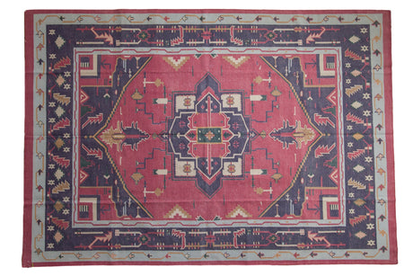 Vintage Stone Wash Dhurrie Carpet / ONH item mc001624