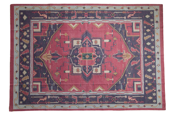 Vintage Stone Wash Dhurrie Carpet / ONH item mc001624