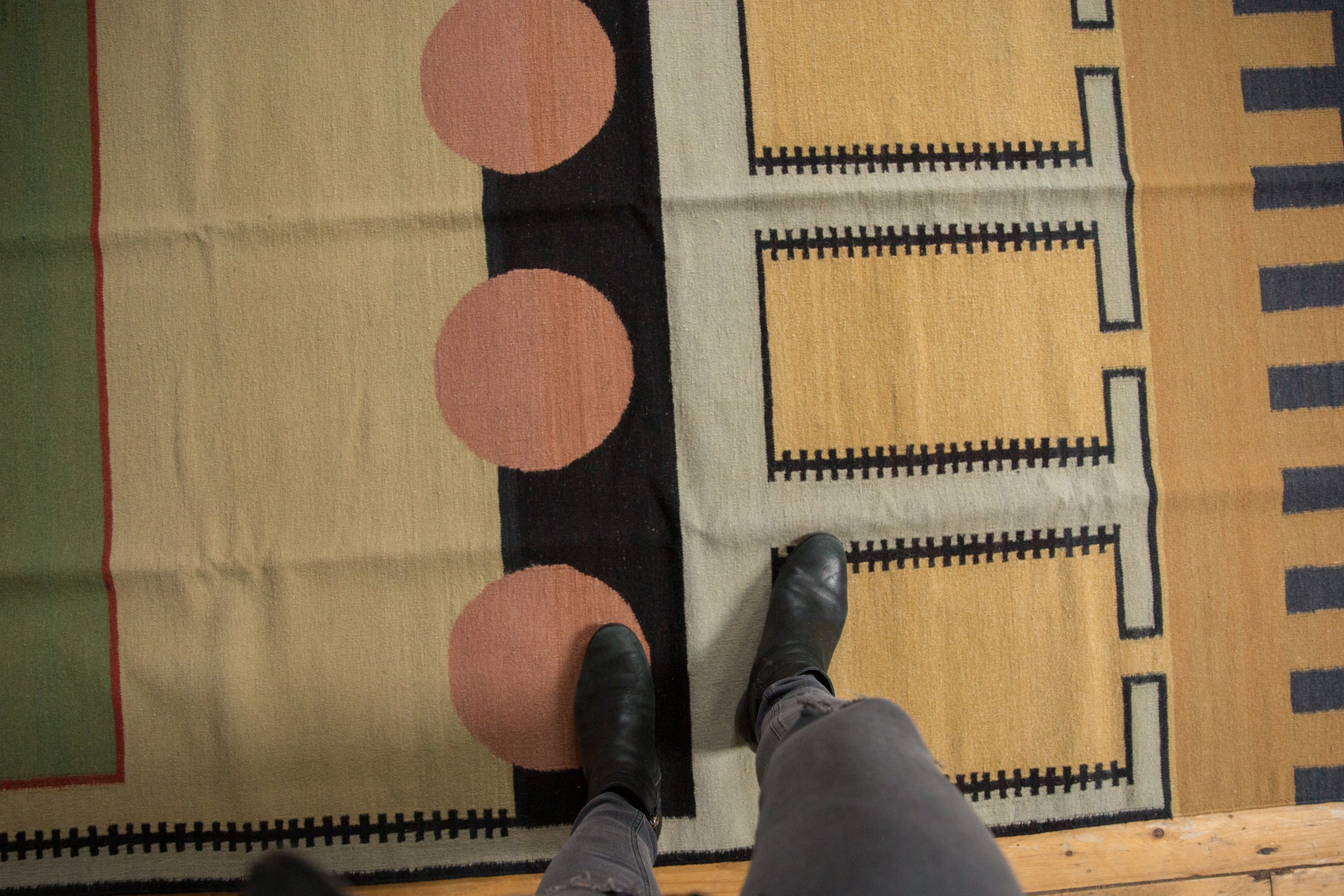 5x7 Vintage Contemporary Kilim Rug // ONH Item mc001628 Image 1