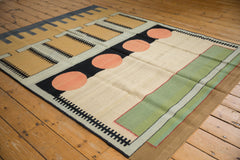5.5x7 Vintage Contemporary Kilim Carpet // ONH Item mc001629 Image 5