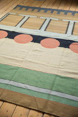 6.5x8.5 Vintage Contemporary Kilim Carpet // ONH Item mc001631 Image 7